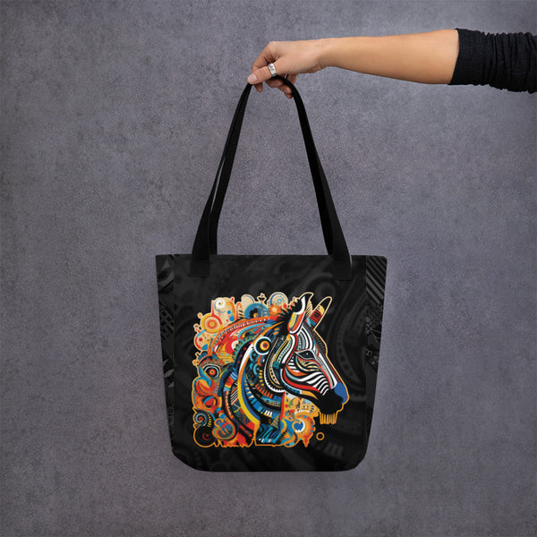 Zebra Mama Africa Tote Bag